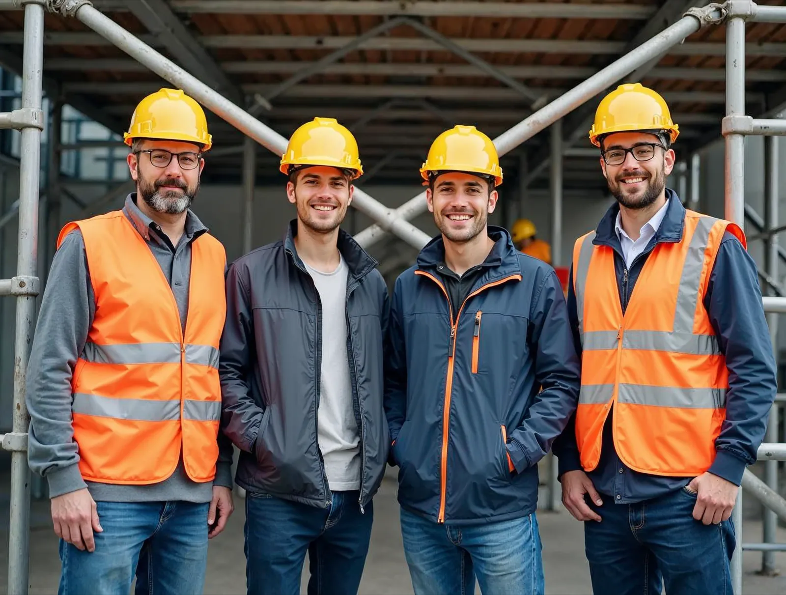 Krone Gerüstbau Teamarbeit