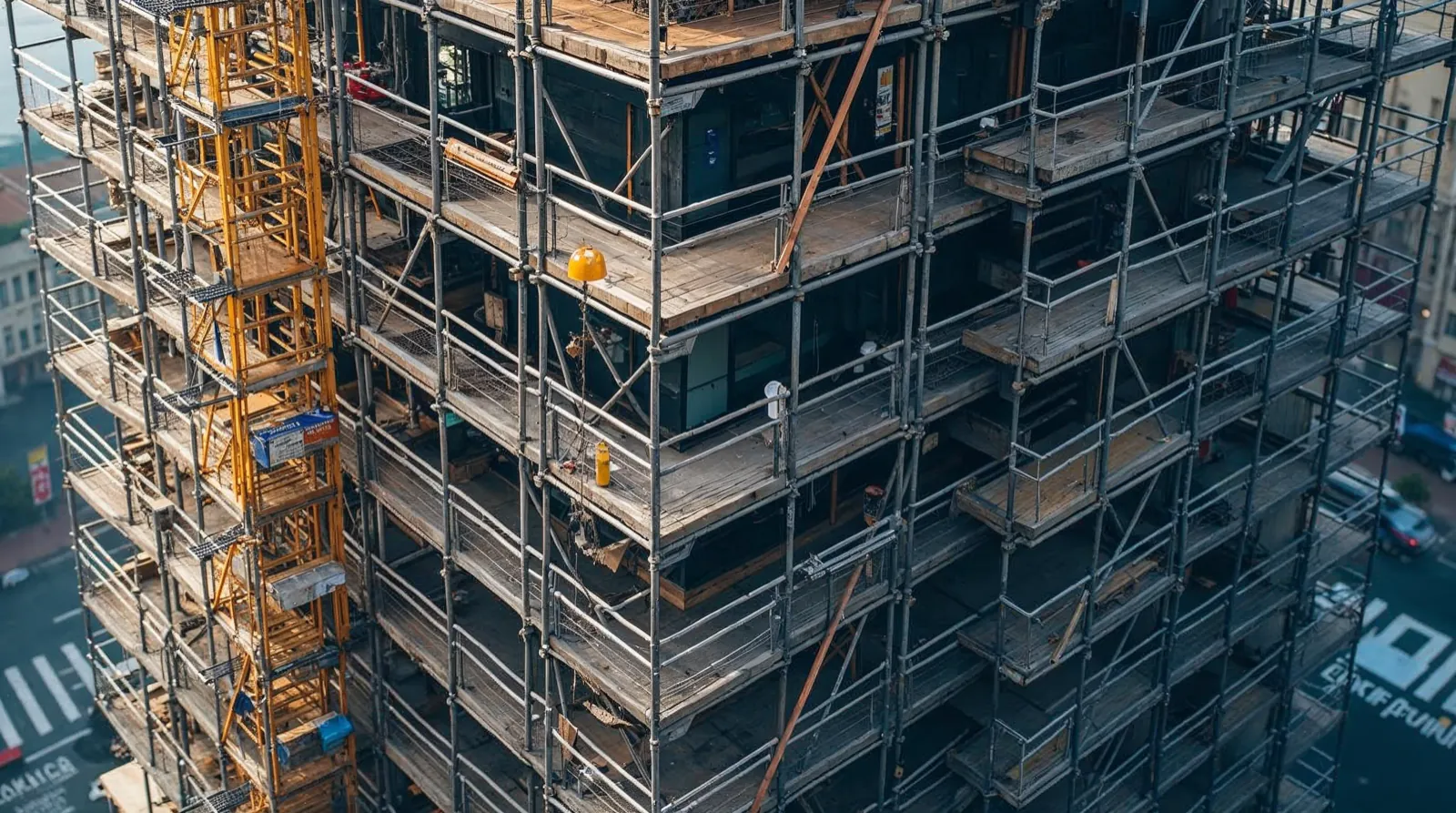 Professioneller Gerüstbau